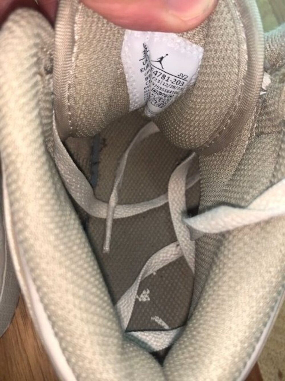 Nike Air Jordan 1 Mid GS Legend Brown Khaki Kids Size 3.5 Y HF4781-203 Sneakers - Picture 12 of 14
